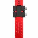 Aliuminė žymėjimo liniuotė su slankiojančiu ribotuvu, 160mm