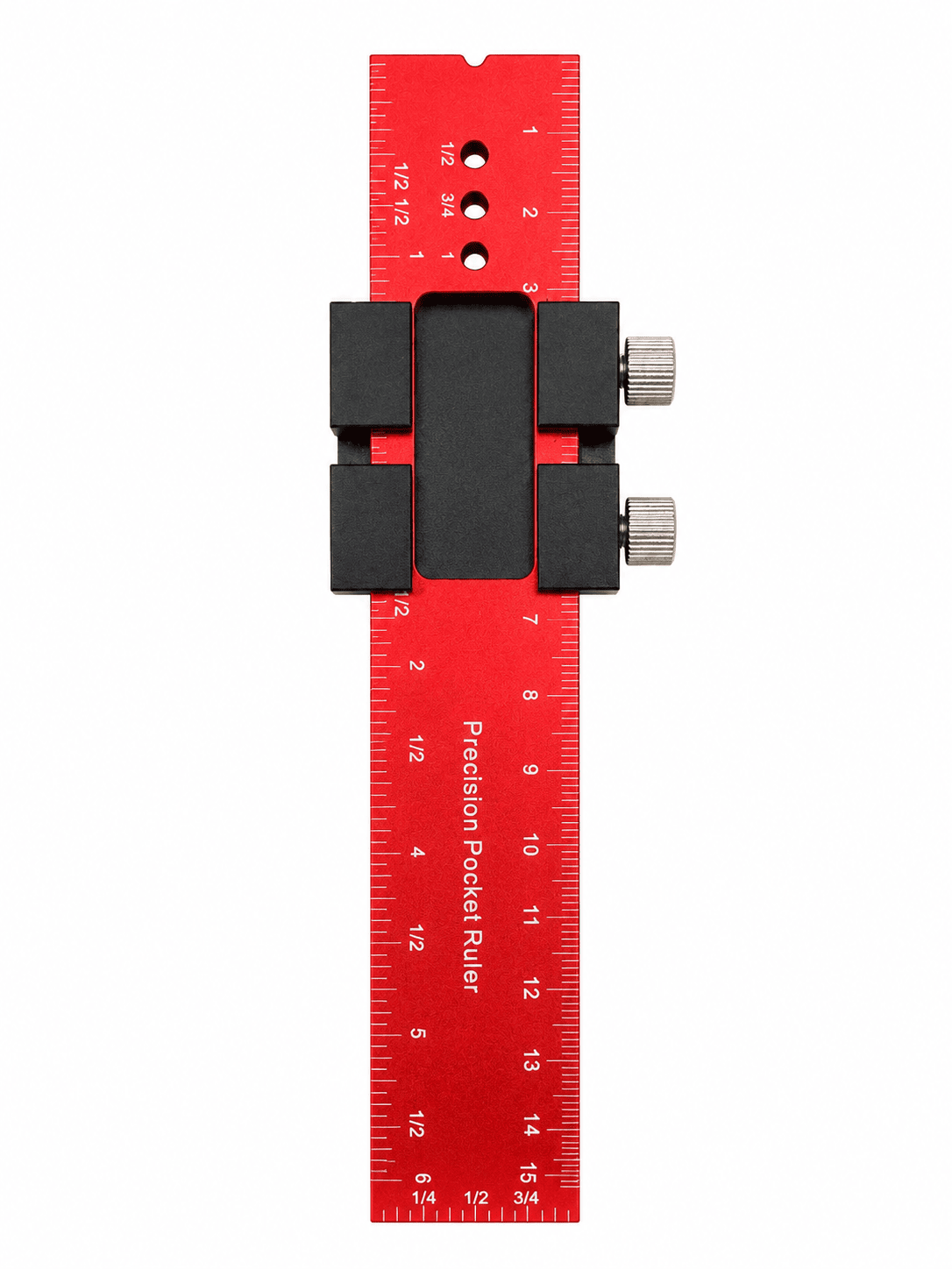 C1A750DE-1B76-44CE-B243-5062AB1A7690 Aliuminė žymėjimo liniuotė su slankiojančiu ribotuvu, 160mm - Image 1